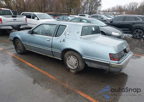 1986 Mercury Cougar из США, поврежденный, VIN 1MEBP92F9GH706436